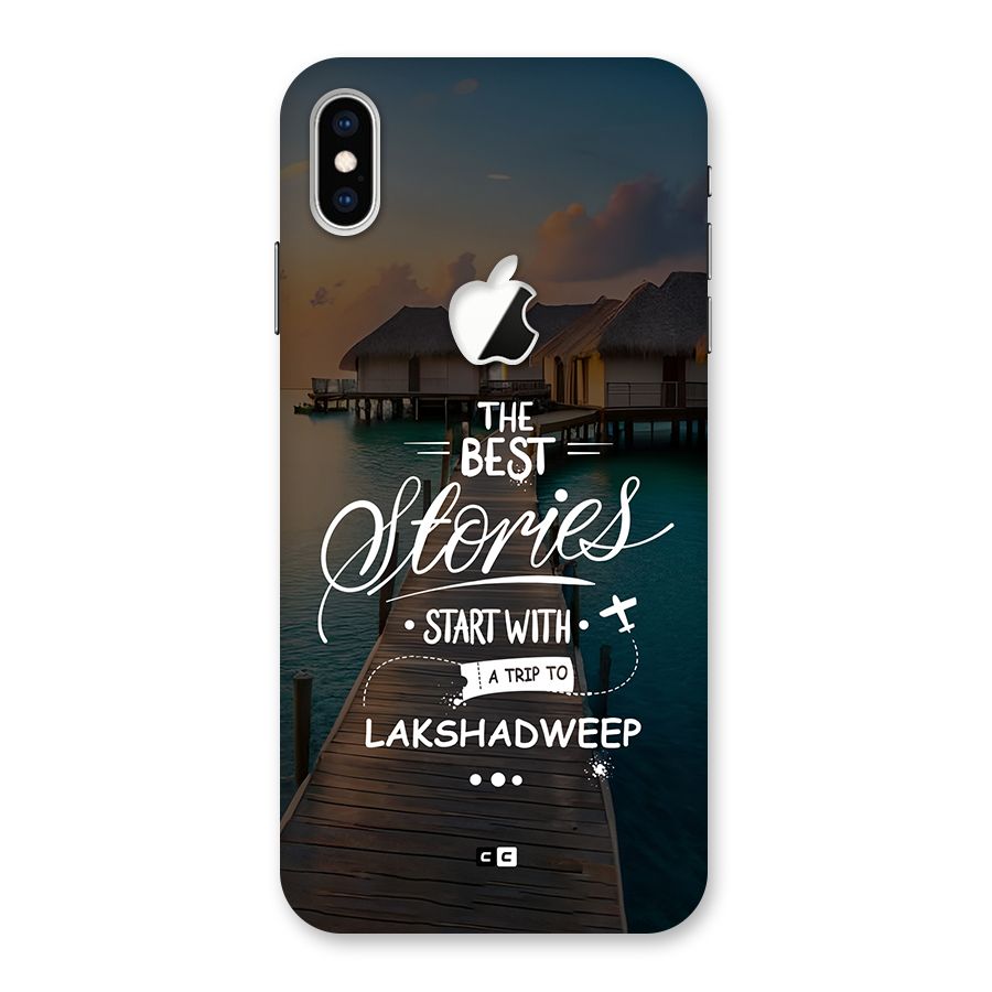 Lakshadweep Stories Back Case for iPhone XS Max Apple Cut