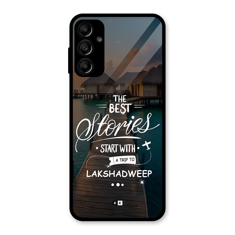 Lakshadweep Stories Glass Back Case for Galaxy A14 5G