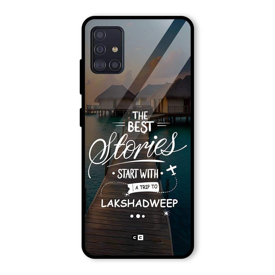 Lakshadweep Stories Glass Back Case for Galaxy A51