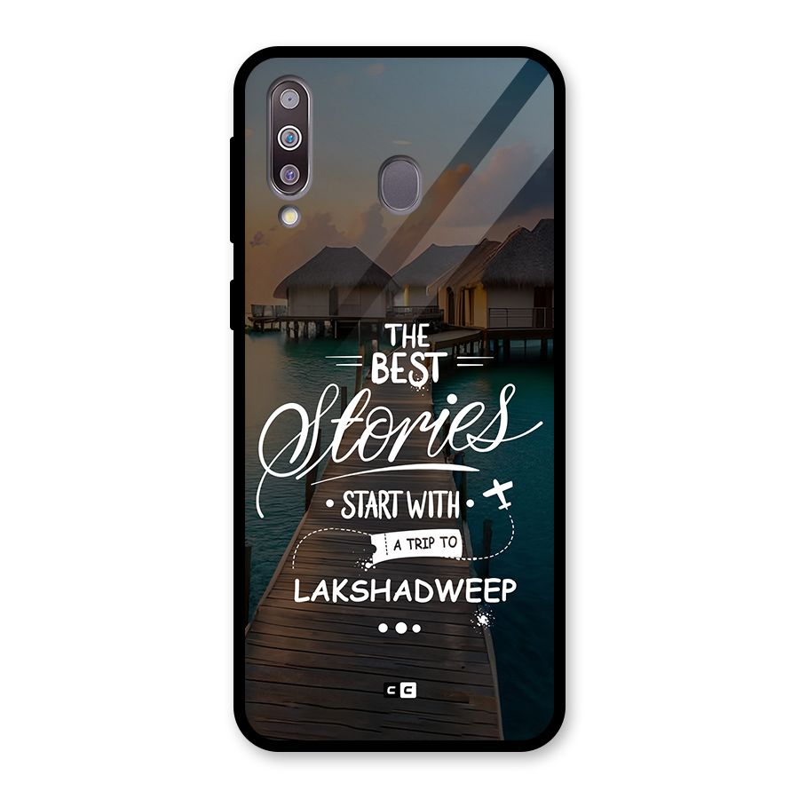 Lakshadweep Stories Glass Back Case for Galaxy M30