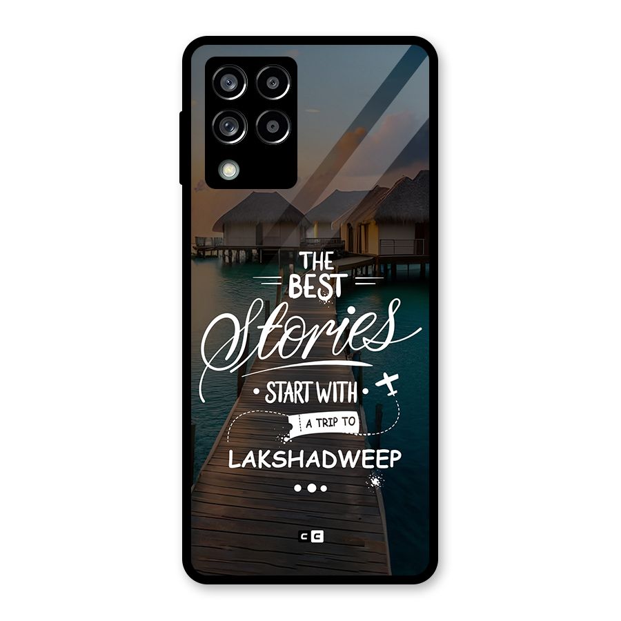 Lakshadweep Stories Glass Back Case for Galaxy M53 5G