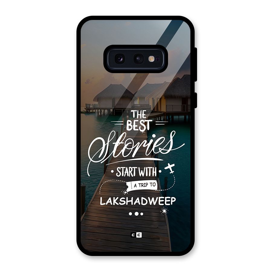 Lakshadweep Stories Glass Back Case for Galaxy S10e