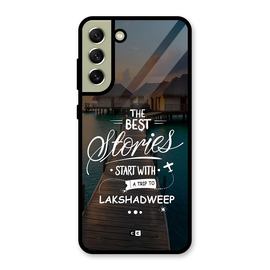 Lakshadweep Stories Glass Back Case for Galaxy S21 FE 5G