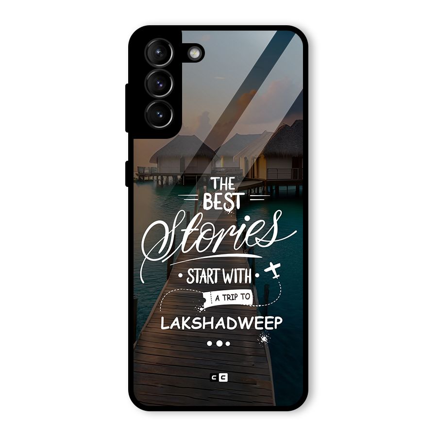 Lakshadweep Stories Glass Back Case for Galaxy S21 Plus