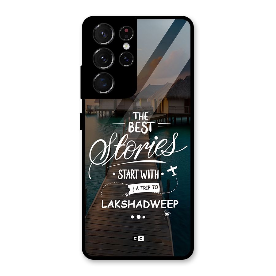 Lakshadweep Stories Glass Back Case for Galaxy S21 Ultra 5G
