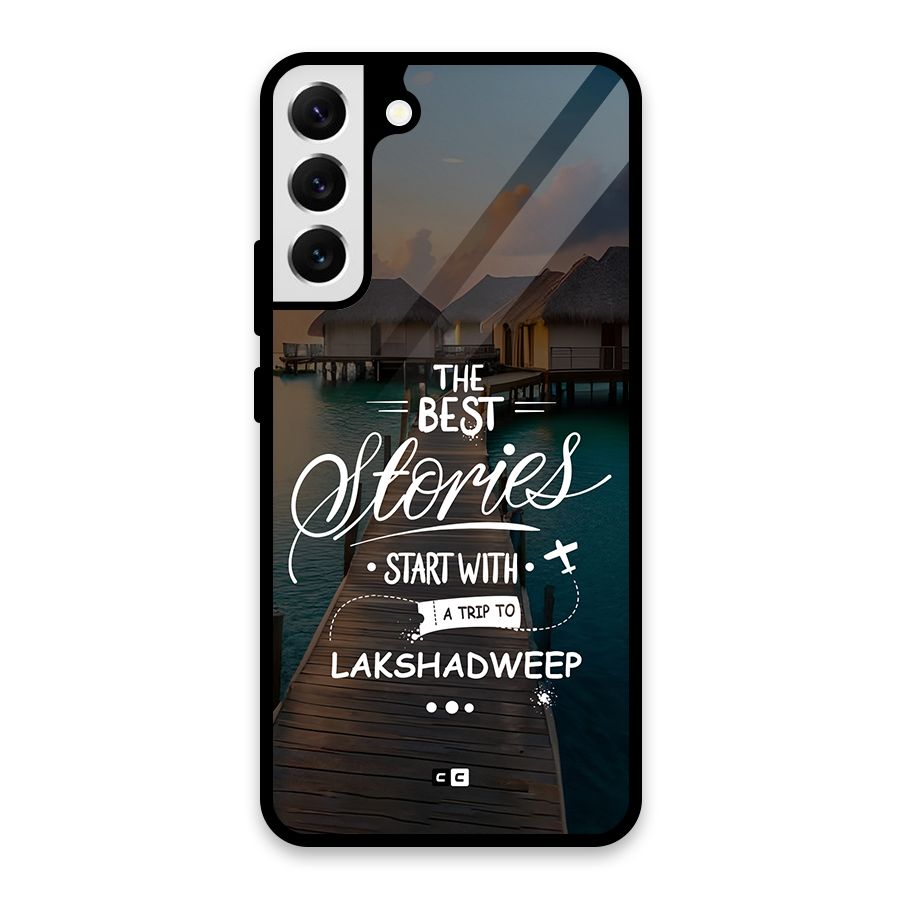Lakshadweep Stories Glass Back Case for Galaxy S22 Plus 5G
