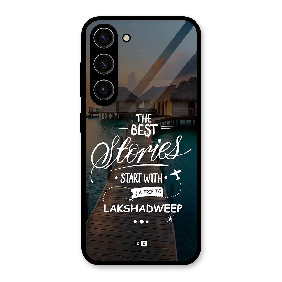 Lakshadweep Stories Glass Back Case for Galaxy S23