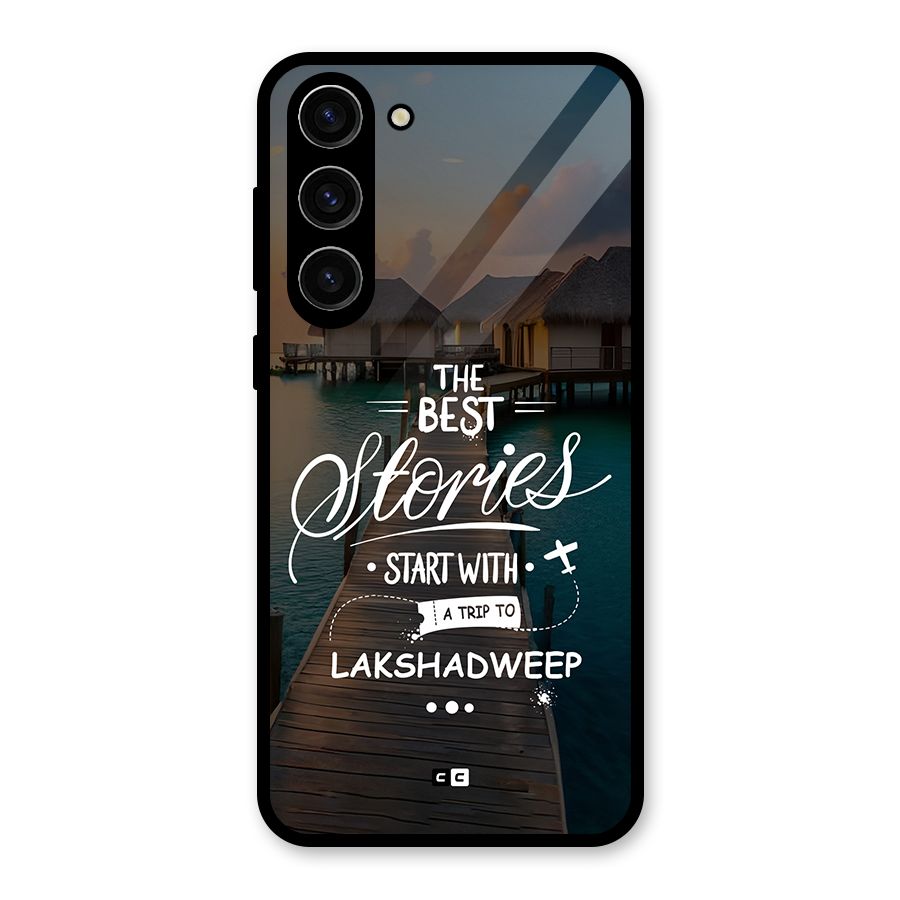 Lakshadweep Stories Glass Back Case for Galaxy S23 Plus