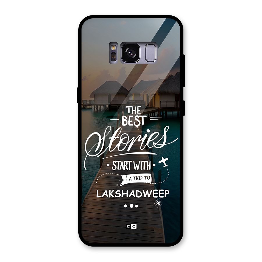 Lakshadweep Stories Glass Back Case for Galaxy S8
