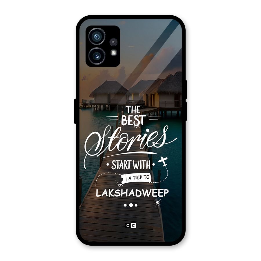 Lakshadweep Stories Glass Back Case for Nothing Phone 1