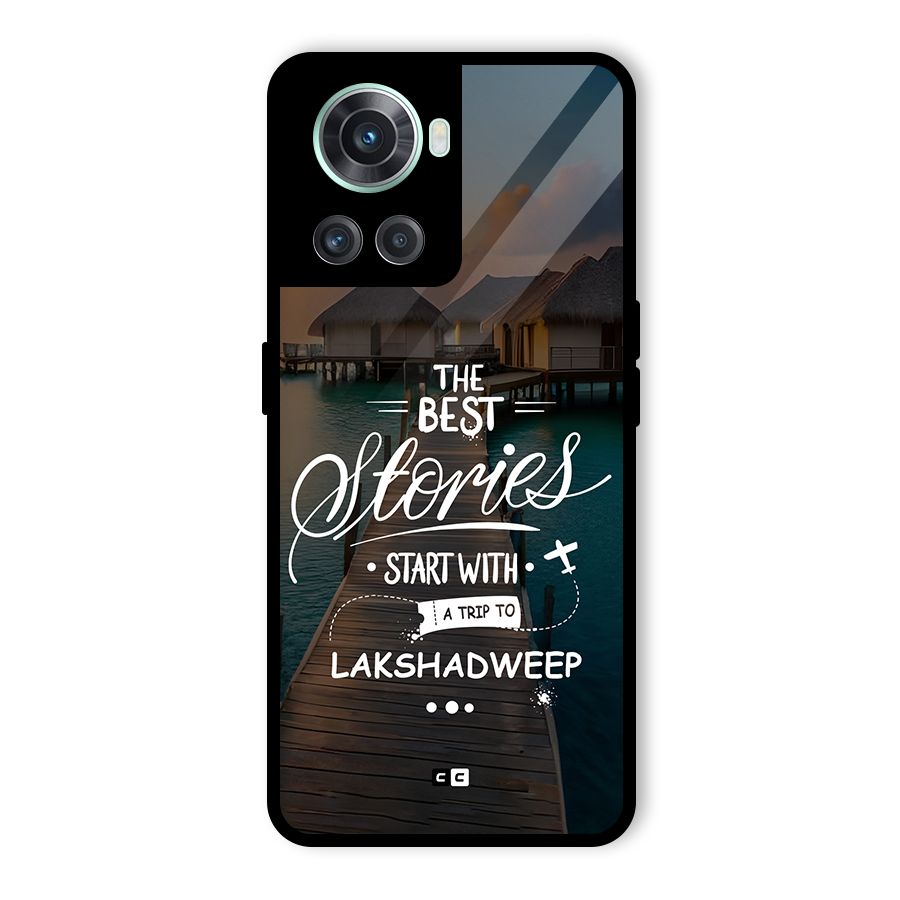 Lakshadweep Stories Glass Back Case for OnePlus 10R