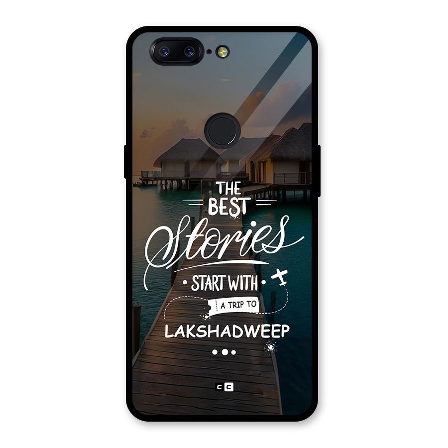 Lakshadweep Stories Glass Back Case for OnePlus 5T