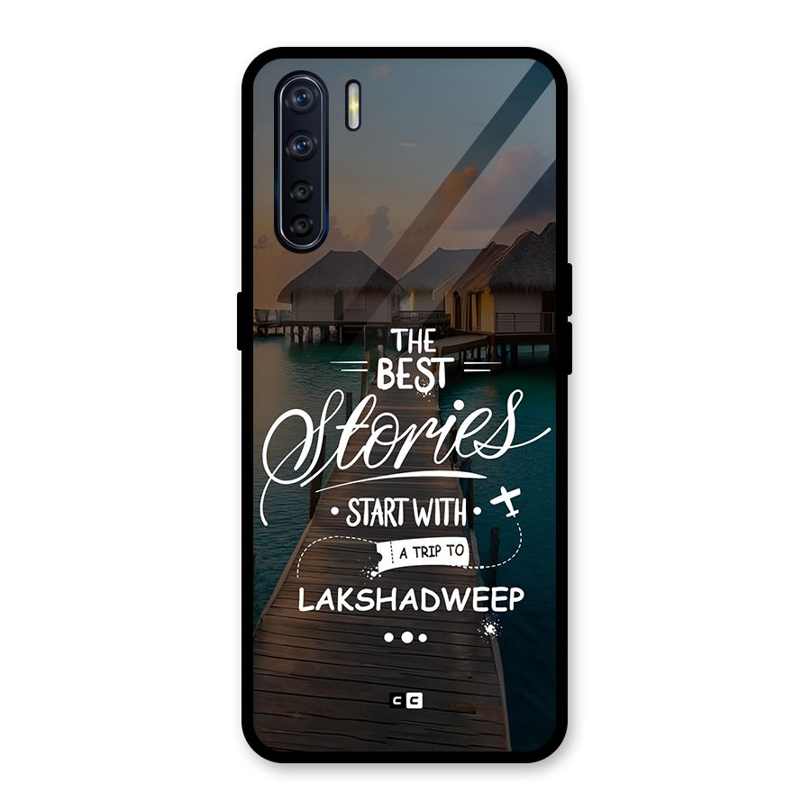 Lakshadweep Stories Glass Back Case for Oppo F15