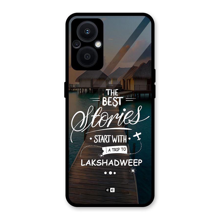 Lakshadweep Stories Glass Back Case for Oppo F21s Pro 5G