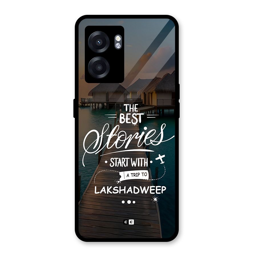 Lakshadweep Stories Glass Back Case for Oppo K10 (5G)