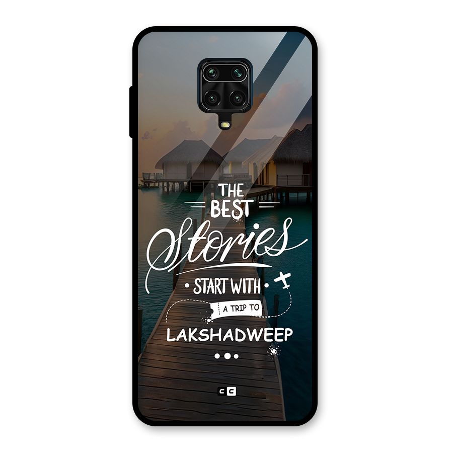 Lakshadweep Stories Glass Back Case for Poco M2 Pro