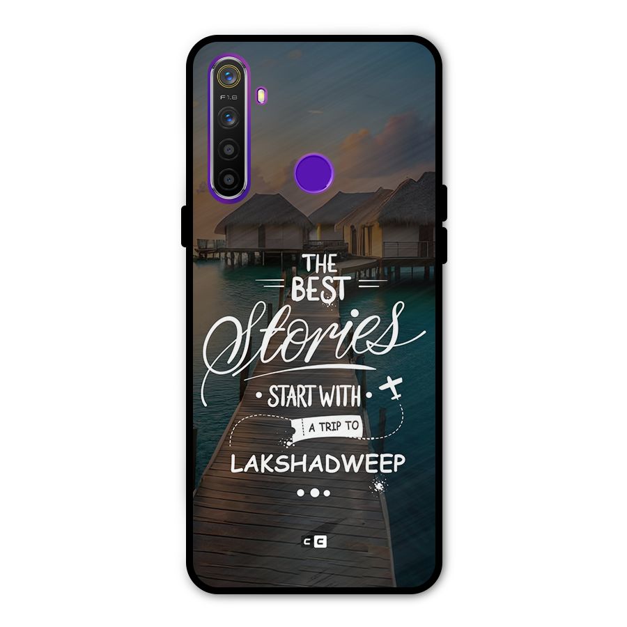 Lakshadweep Stories Glass Back Case for Realme 5s