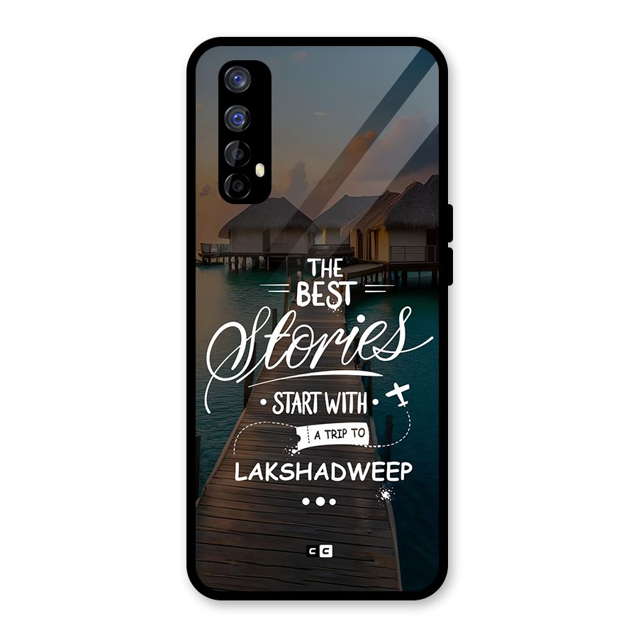 Lakshadweep Stories Glass Back Case for Realme 7