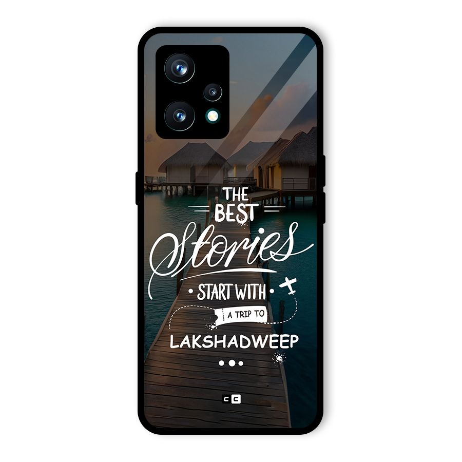 Lakshadweep Stories Glass Back Case for Realme 9 Pro Plus 5G