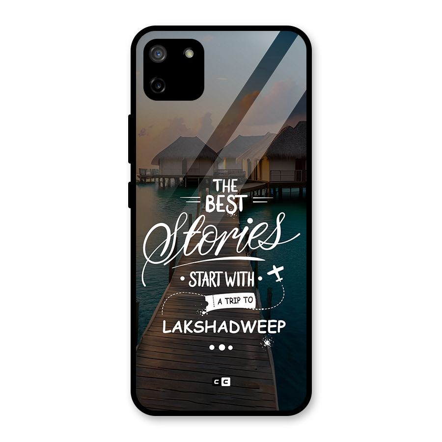 Lakshadweep Stories Glass Back Case for Realme C11
