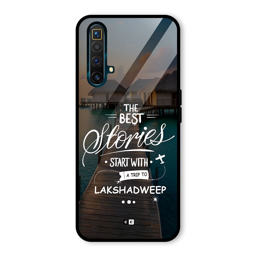 Lakshadweep Stories Glass Back Case for Realme X3