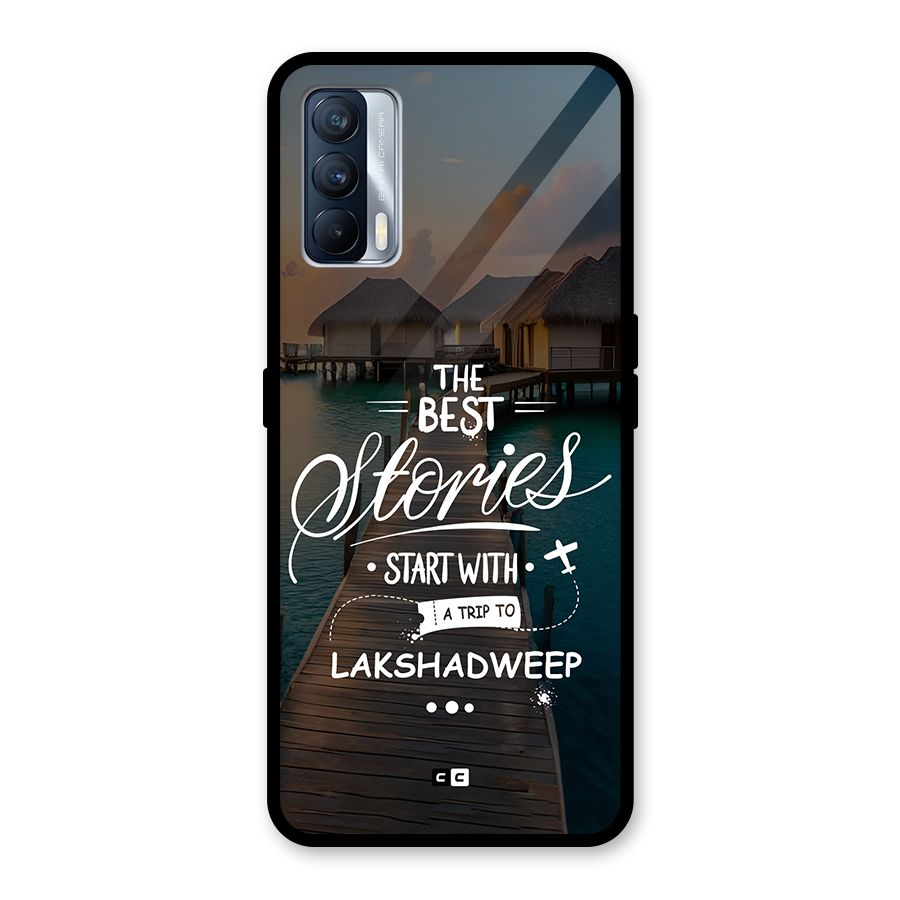 Lakshadweep Stories Glass Back Case for Realme X7