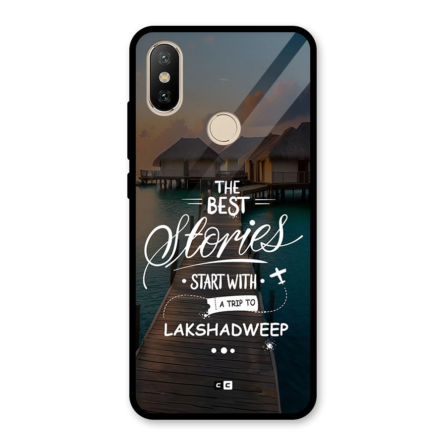 Lakshadweep Stories Glass Back Case for Redmi A2