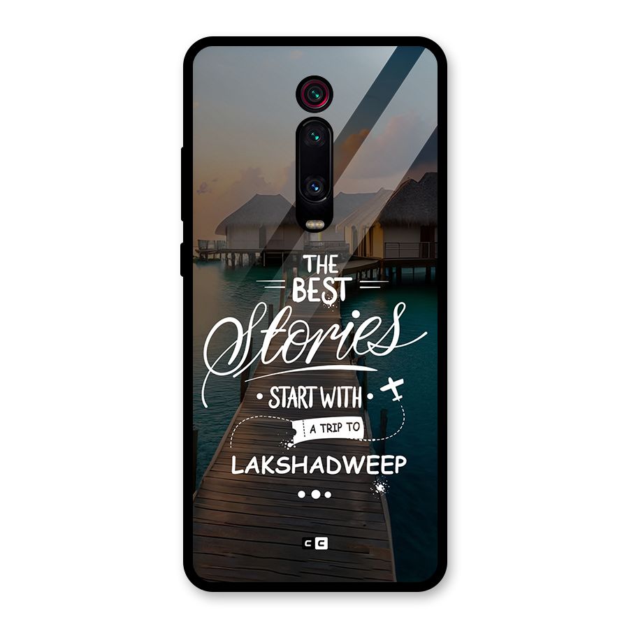 Lakshadweep Stories Glass Back Case for Redmi K20