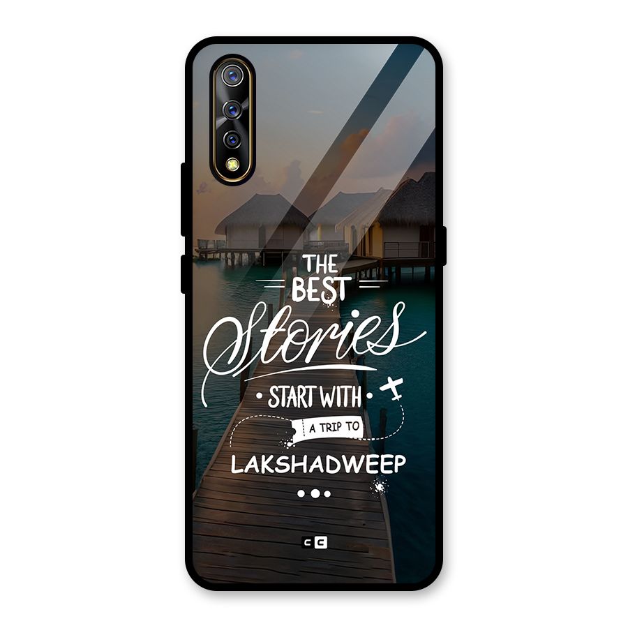 Lakshadweep Stories Glass Back Case for Vivo S1