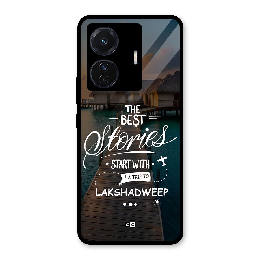 Lakshadweep Stories Glass Back Case for Vivo T1 Pro