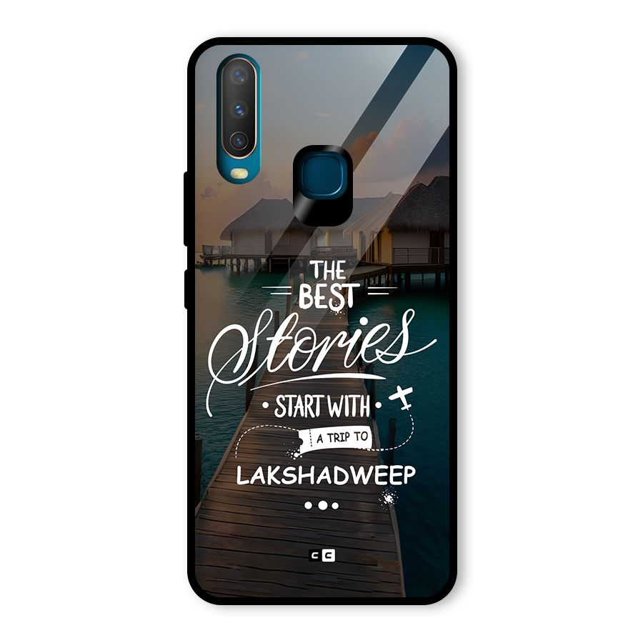 Lakshadweep Stories Glass Back Case for Vivo U10
