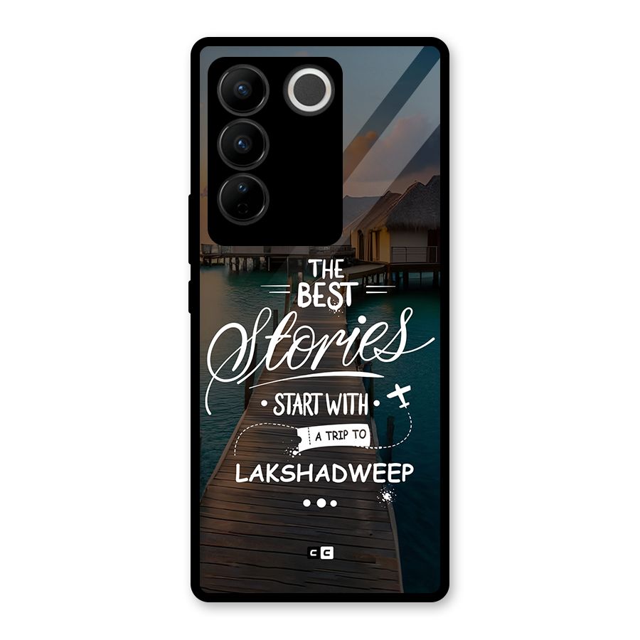 Lakshadweep Stories Glass Back Case for Vivo V27