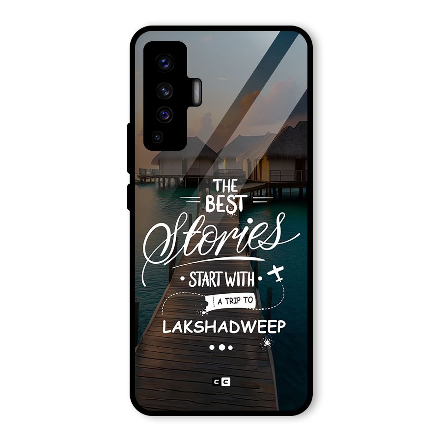 Lakshadweep Stories Glass Back Case for Vivo X50