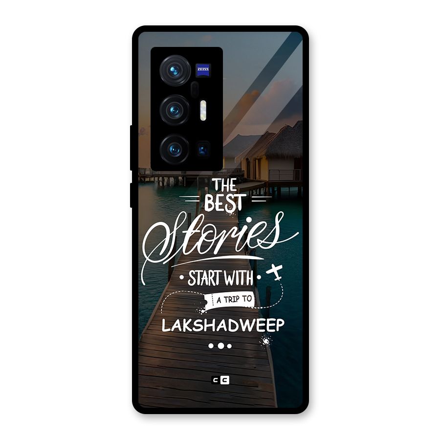 Lakshadweep Stories Glass Back Case for Vivo X70 Pro Plus