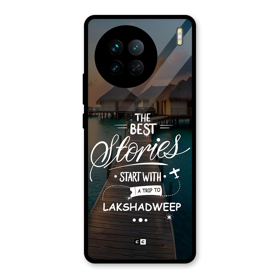 Lakshadweep Stories Glass Back Case for Vivo X90
