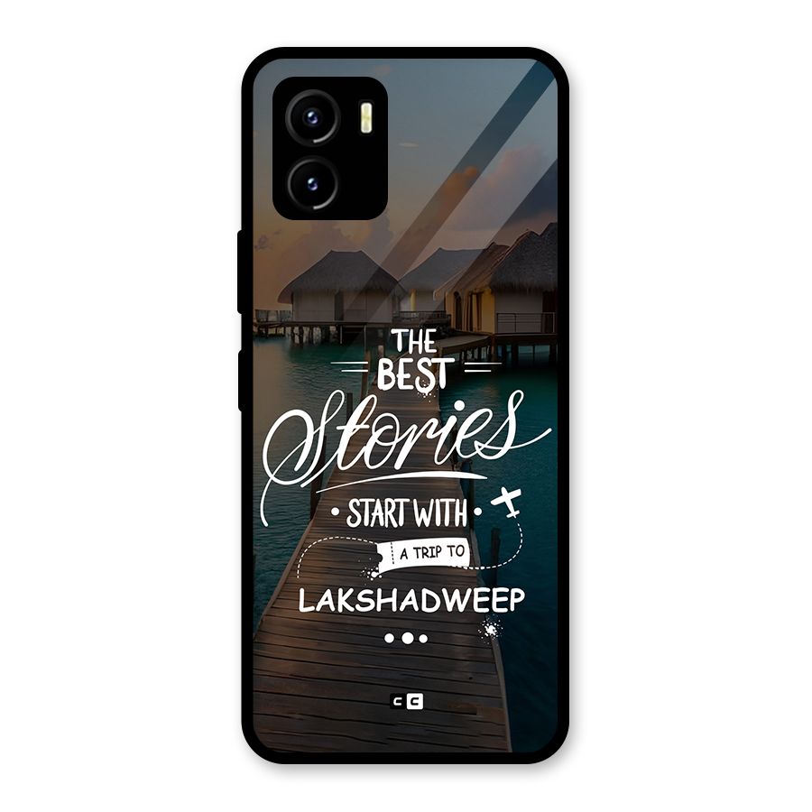 Lakshadweep Stories Glass Back Case for Vivo Y15s