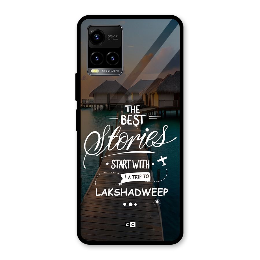 Lakshadweep Stories Glass Back Case for Vivo Y21 2021