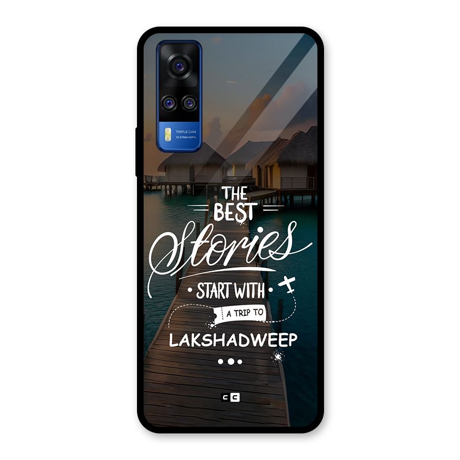 Lakshadweep Stories Glass Back Case for Vivo Y31