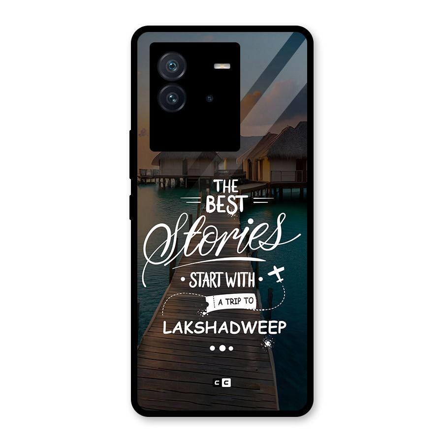 Lakshadweep Stories Glass Back Case for Vivo iQOO Neo 6 5G