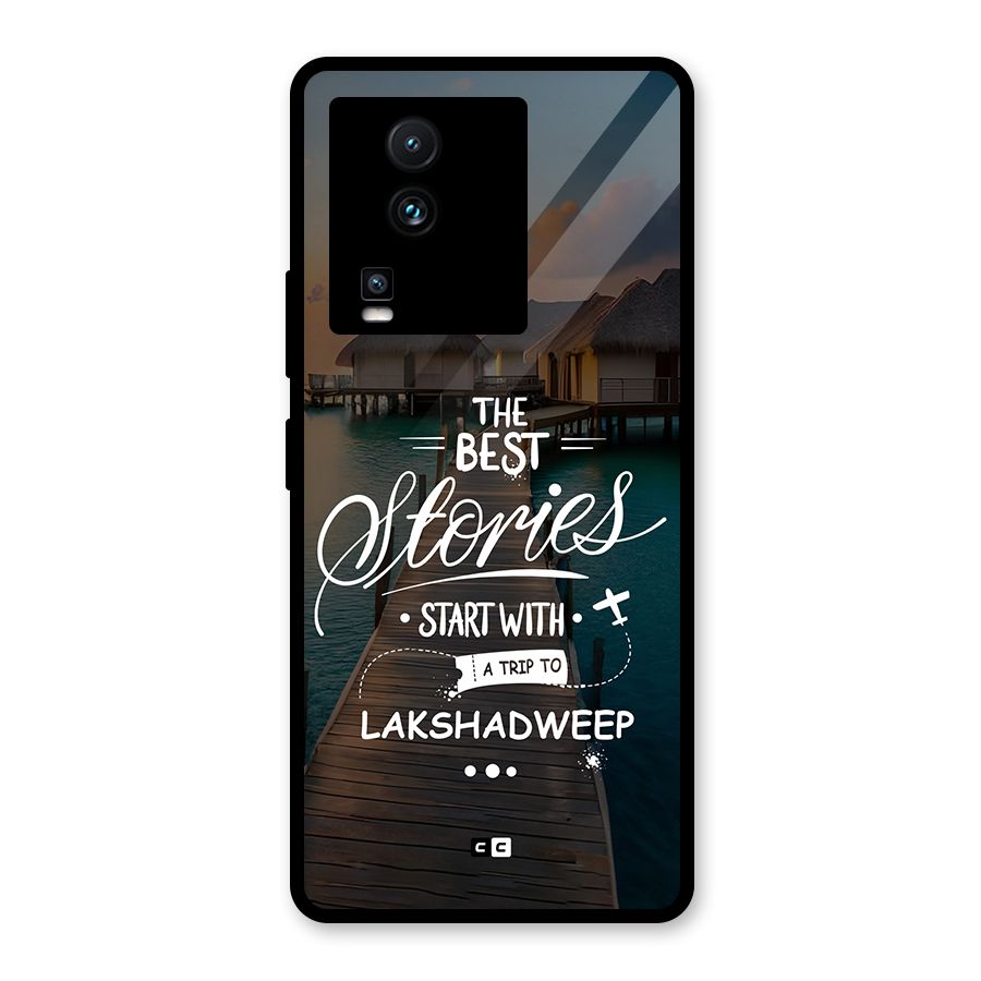 Lakshadweep Stories Glass Back Case for Vivo iQOO Neo 7 Pro