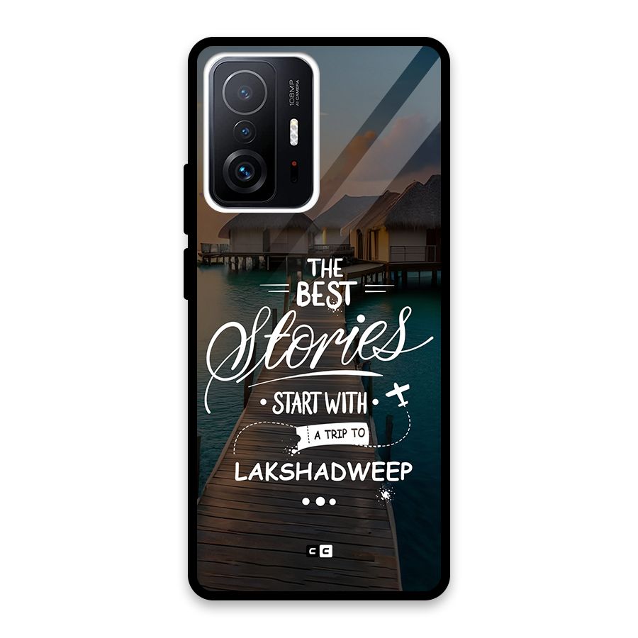 Lakshadweep Stories Glass Back Case for Xiaomi 11T Pro