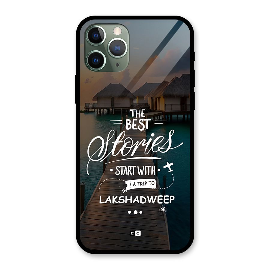 Lakshadweep Stories Glass Back Case for iPhone 11 Pro