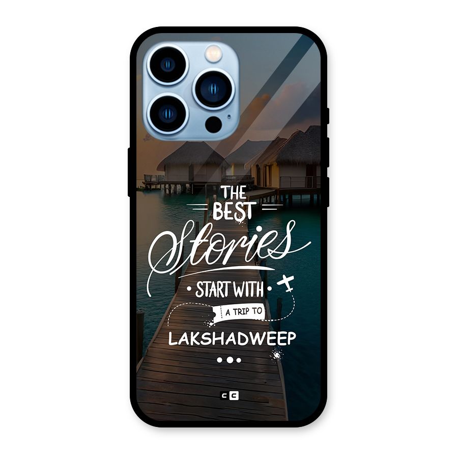Lakshadweep Stories Glass Back Case for iPhone 13 Pro
