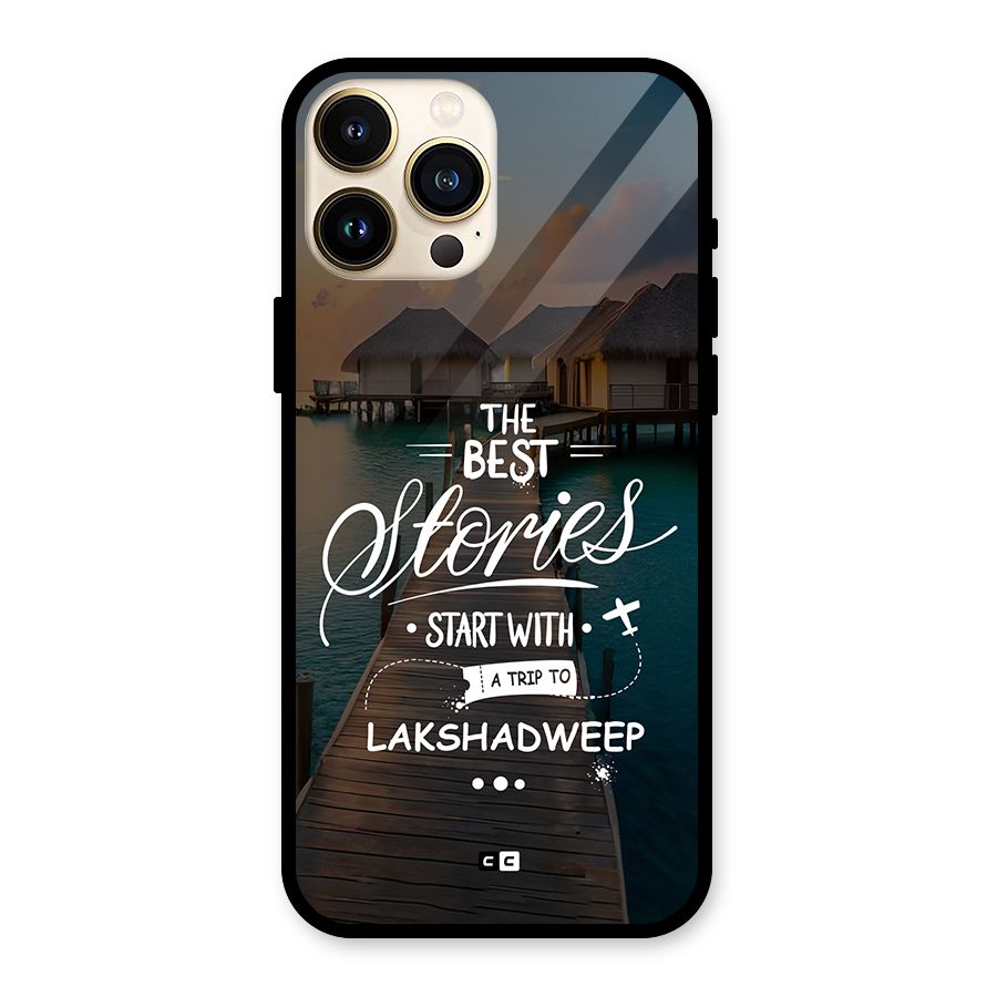 Lakshadweep Stories Glass Back Case for iPhone 13 Pro Max