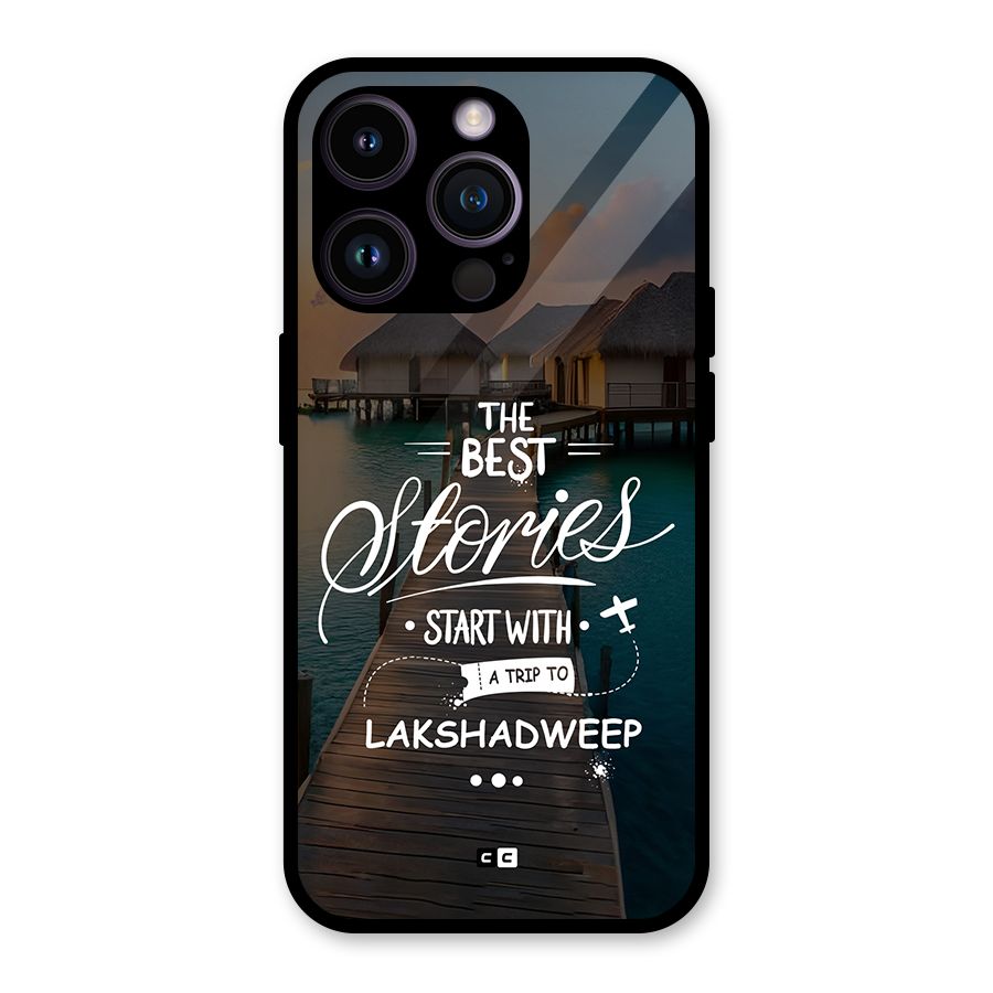 Lakshadweep Stories Glass Back Case for iPhone 14 Pro
