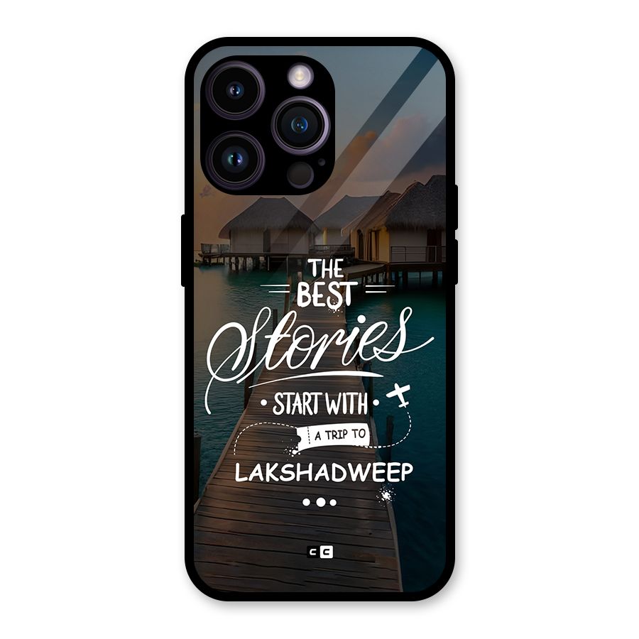 Lakshadweep Stories Glass Back Case for iPhone 14 Pro Max