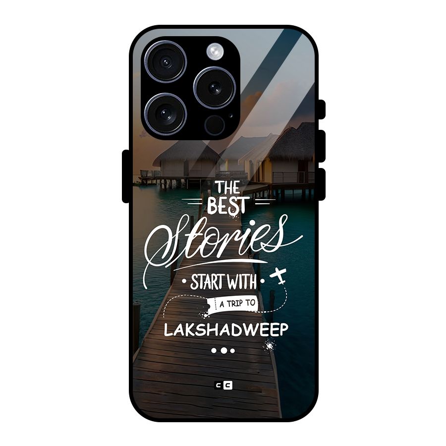 Lakshadweep Stories Glass Back Case for iPhone 15 Pro