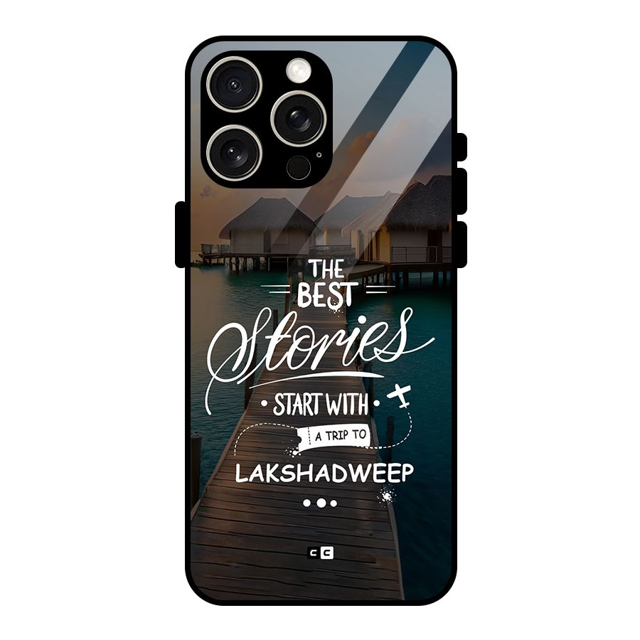 Lakshadweep Stories Glass Back Case for iPhone 15 Pro Max