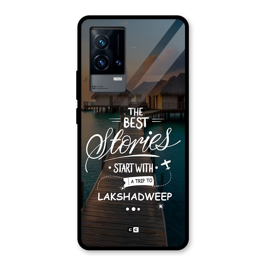 Lakshadweep Stories Glass Back Case for iQOO 9 5G