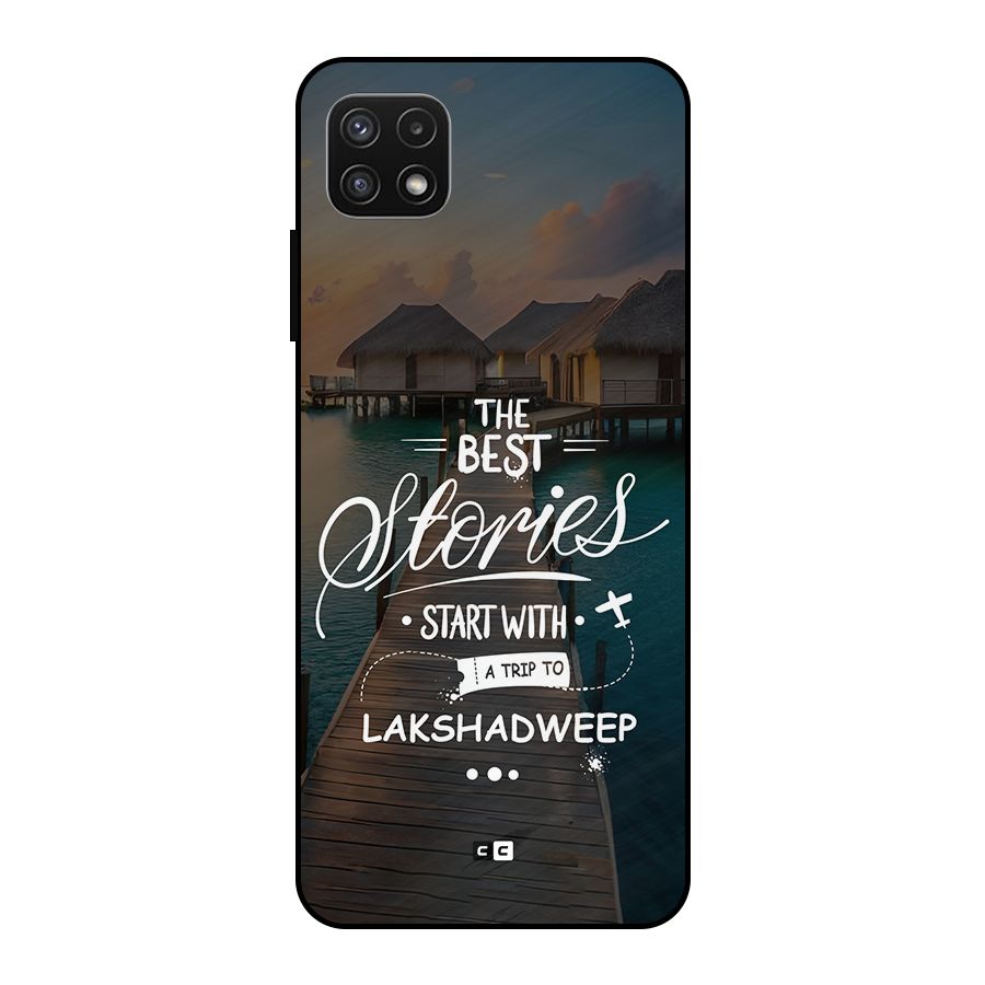 Lakshadweep Stories Metal Back Case for Galaxy A22 5G